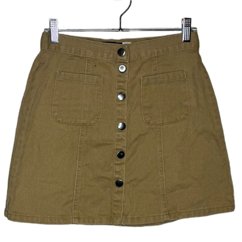 BDG Tan Khaki Mini Skirt size Small Petite